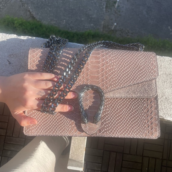 Faux Crocodile Crossbody Bag - Picture 7 of 7